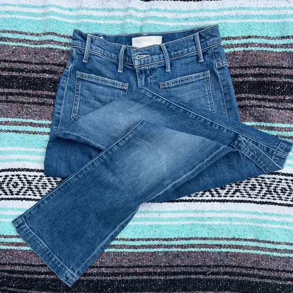 MOTHER denim - Hustler Patch Pocket flood jeans, size 28 - Picture 8 of 9